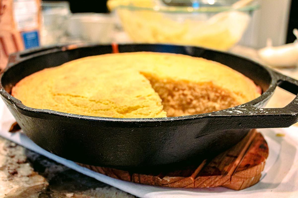 Sliced Cornbread