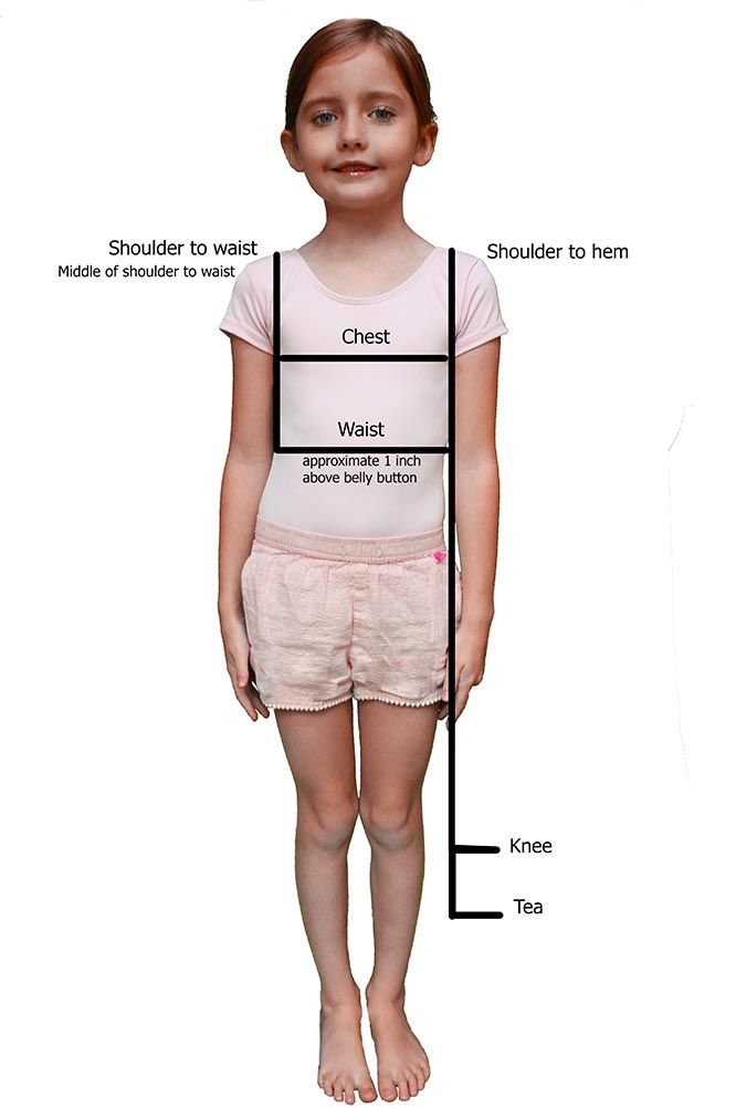 Size Chart - Susanne Lively Designs